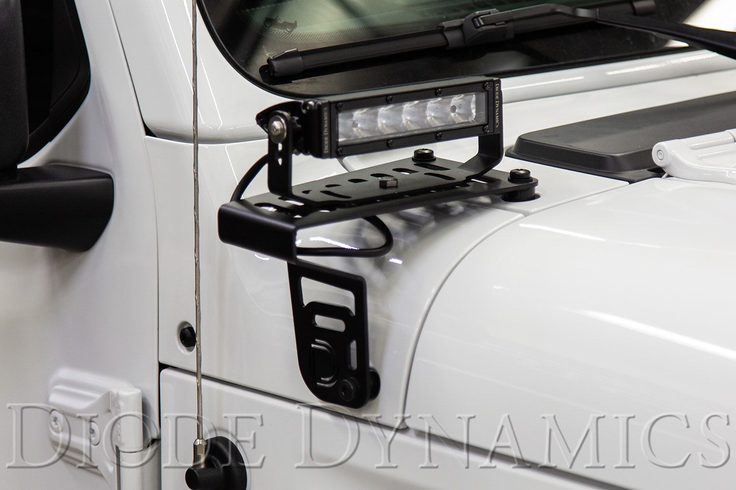 DIODE DYNAMICS | Jeep JL Wrangler 2018-2023 Cowl Mount LED Brackets