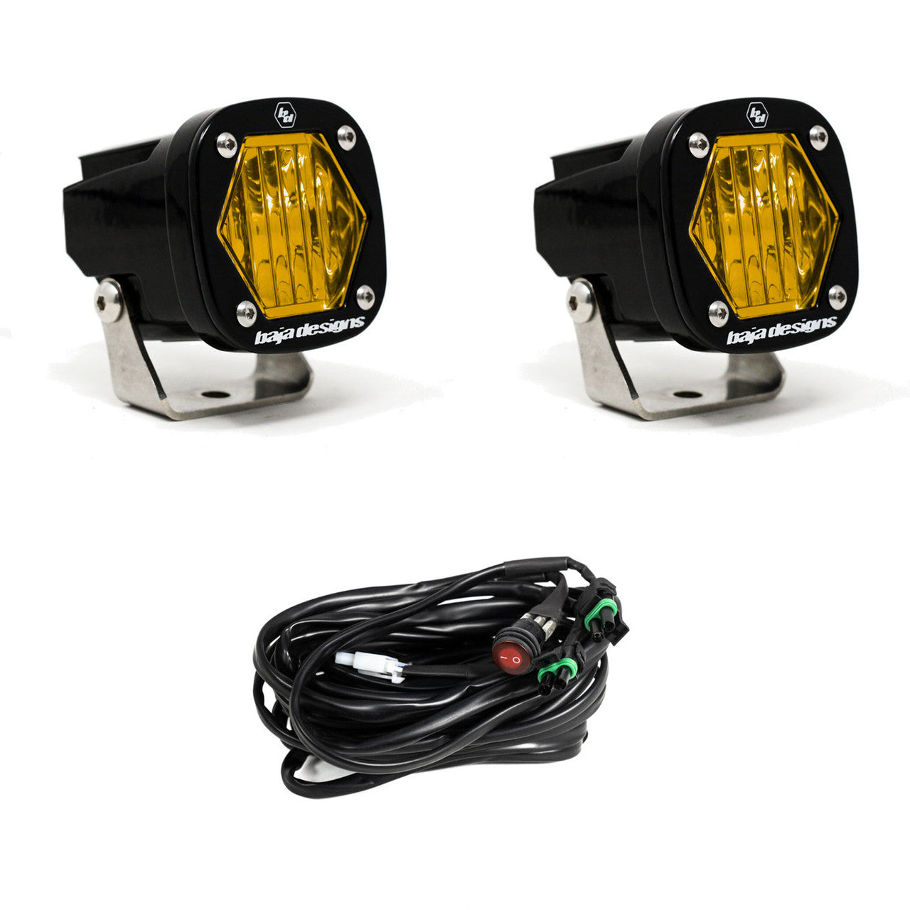 BAJA DESIGNS | S1 Black LED Auxiliary Light Pod Pair Universal