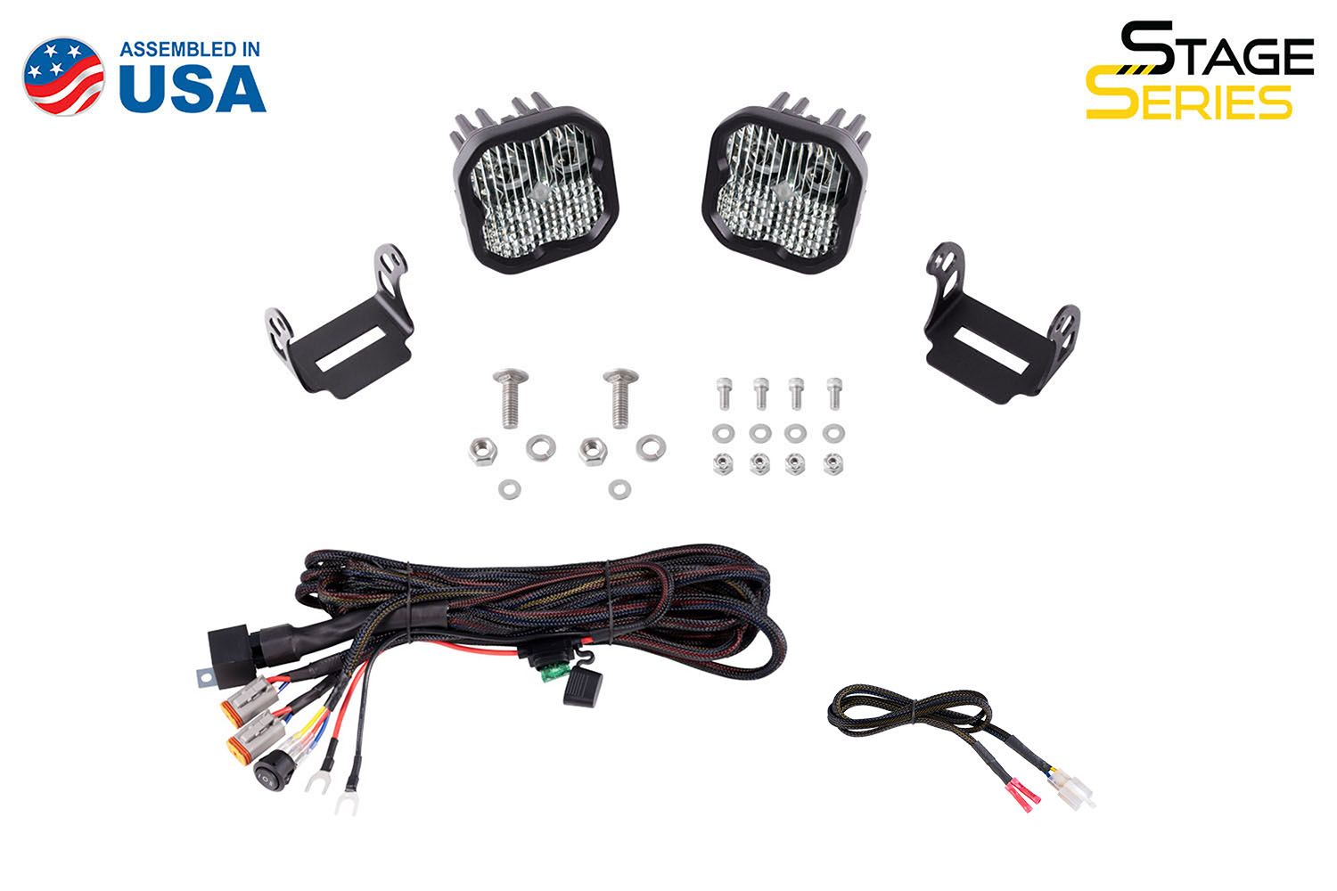 DIODE DYNAMICS | Ford Bronco 2021-2025 Stage Series SS3 Backlit Ditch Light Kit