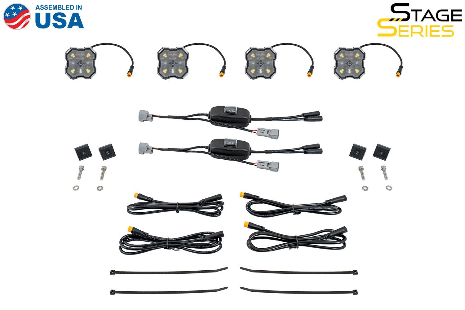 DIODE DYNAMICS | Tacoma 4th Gen 2024-2025 Stage Series LED Bed Light Kit (DD7948)