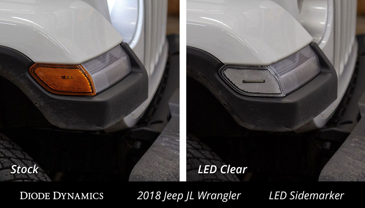 DIODE DYNAMICS | Jeep Gladiator 2020-2025 LED Sidemarkers (Pair)