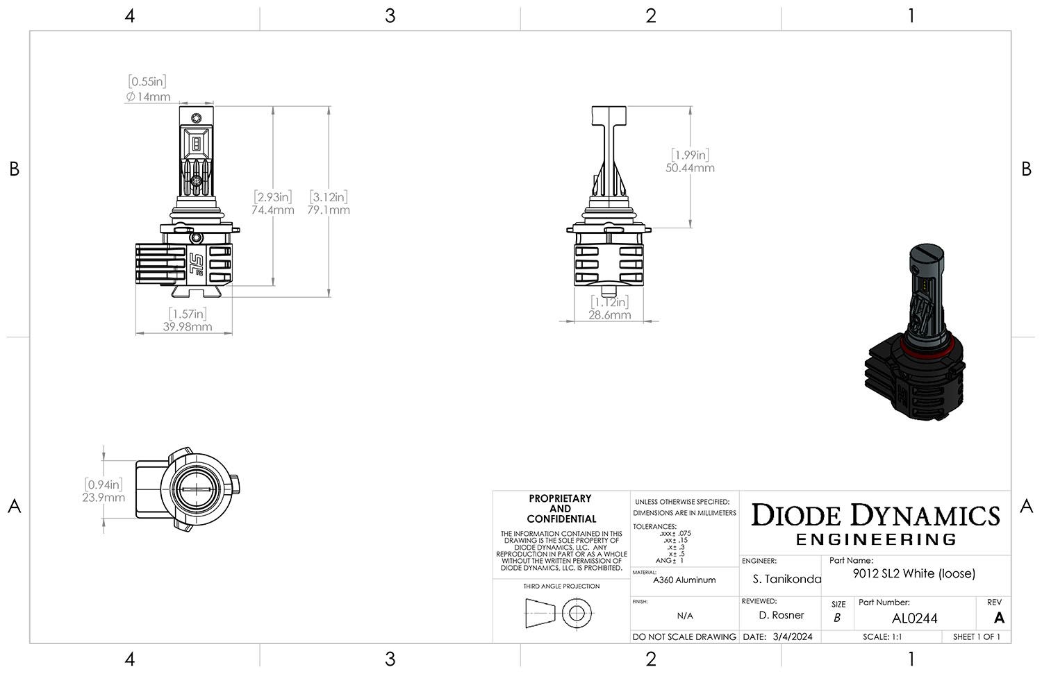 DIODE DYNAMICS | 9012 SL2 LED Bulb (One)