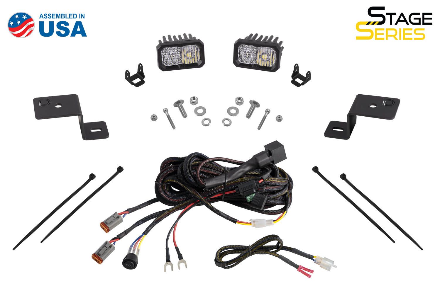 DIODE DYNAMICS | Ford F-150 Lightning 2022-2025 Stage Series Backlit Ditch Light Kit