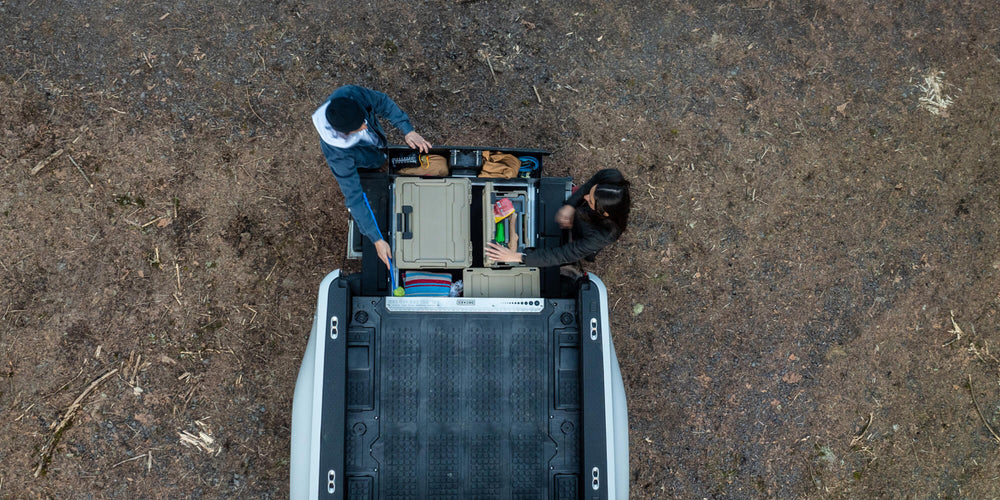 DECKED | Drawer System + Accessory Pack for Rivian R1T 2021-2026