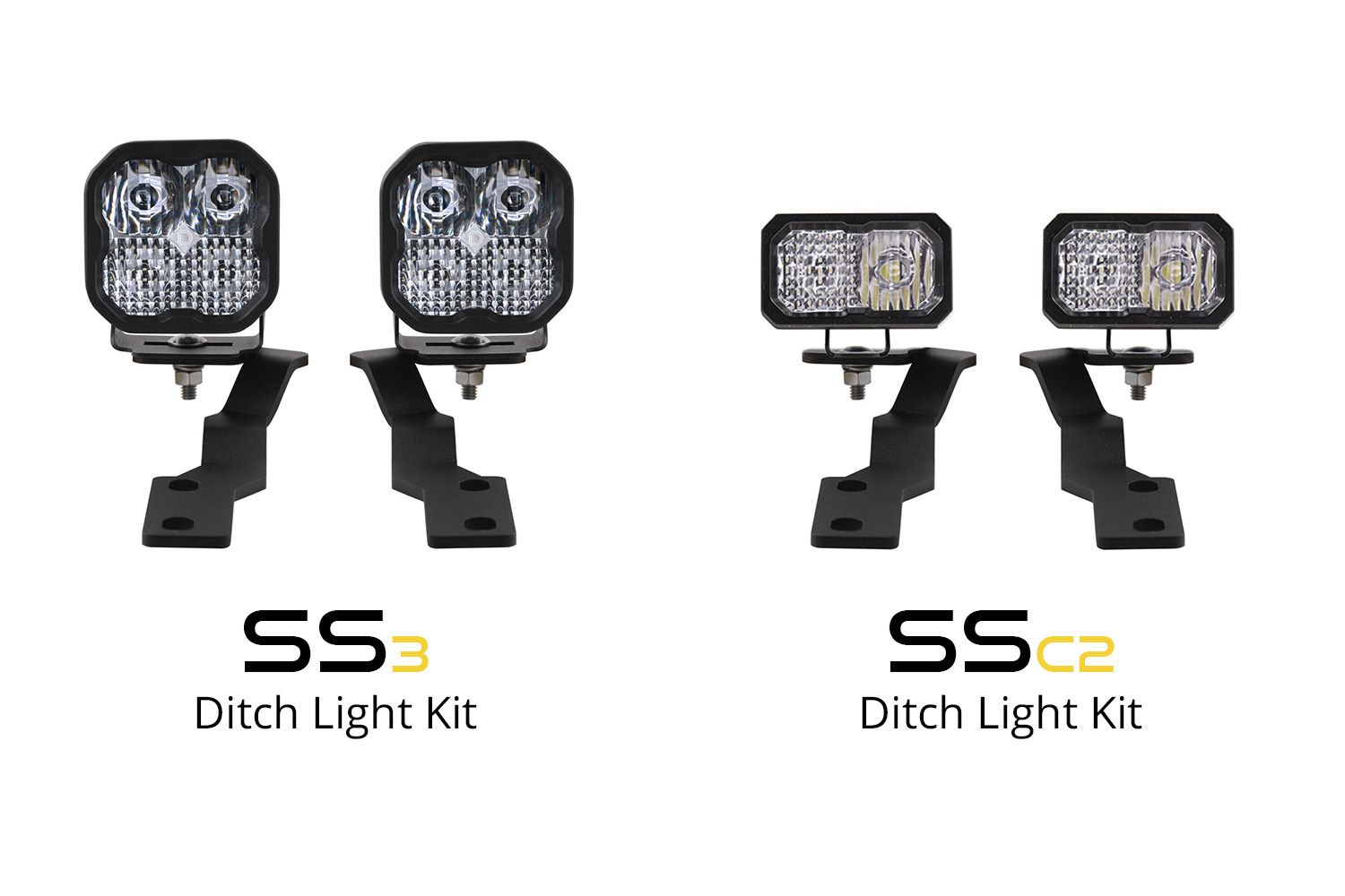 DIODE DYNAMICS | Tacoma 3rd Gen 2016-2023 Stage Series Backlit Ditch Light Kit