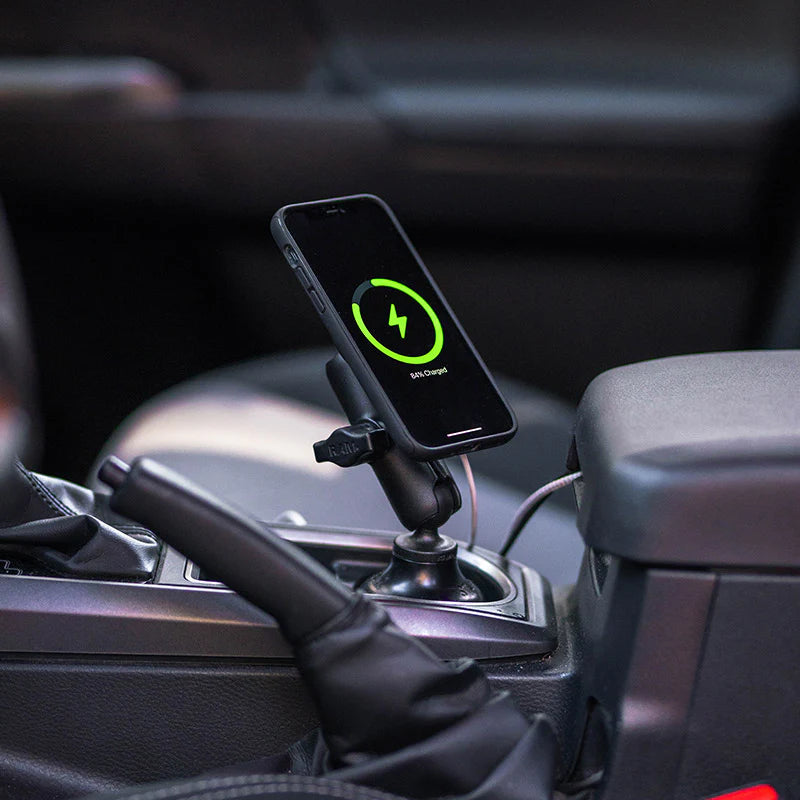 RAM MOUNTS | RAM Stubby Cup Holder Mount for Apple 15W MagSafe