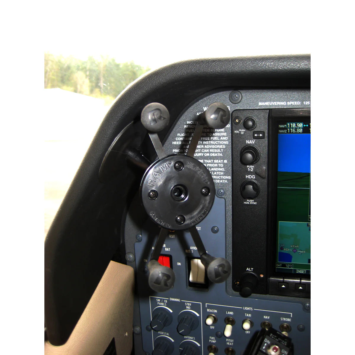 RAM MOUNTS | RAM X-Grip Phone Holder with Lil Buddy Adhesive Dash Mount