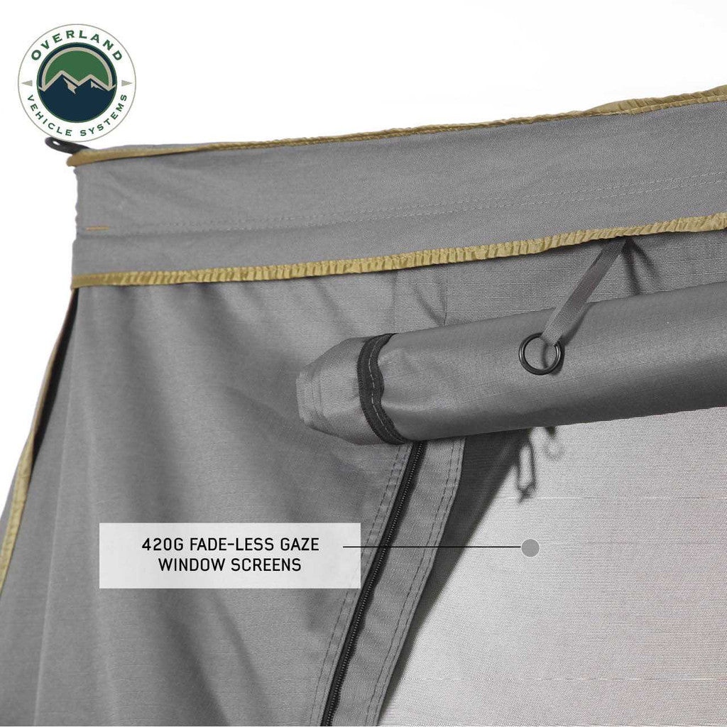 OVERLAND VEHICLE SYSTEMS | Nomadic Awning 270 for Driver Side Wall 1 With Door and Window (18099910)