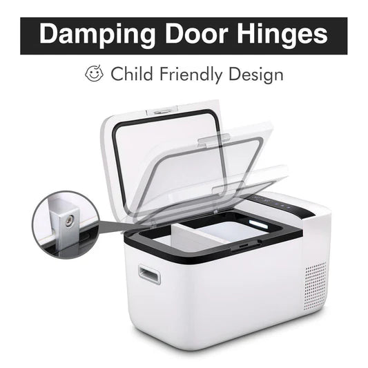 ICECO | 21QT GO20 Dual Zone 12V Portable Freezer (White)
