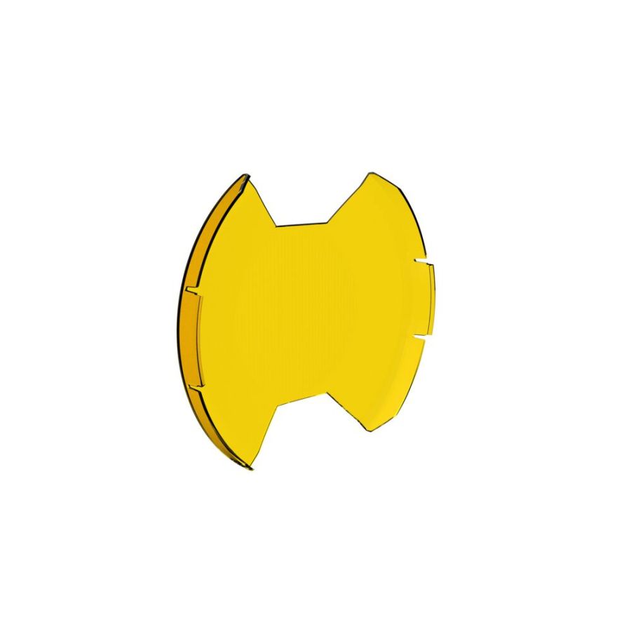 KC HILITES | SlimLite 8" LED - Light Shield - SAE Driving - Selective Yellow (5210)