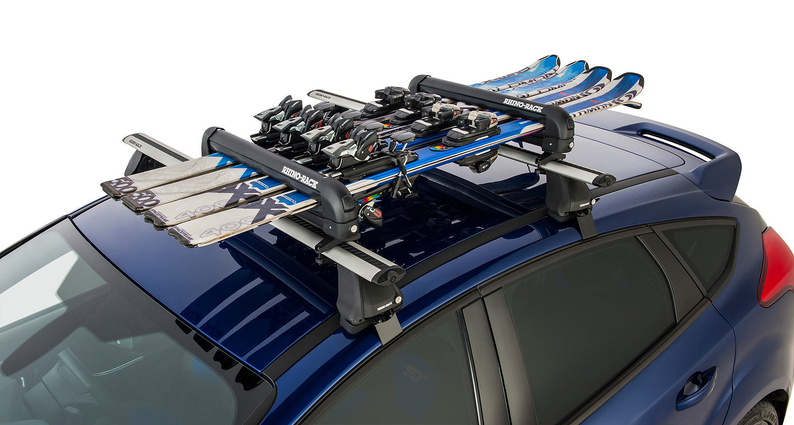 RHINO RACK | Ski and Snowboard Carrier - 4 Skis or 2 Snowboards (574)