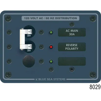 BLUE SEA SYSTEMS | AC Main + Additional Positions Circuit Panels (164647)