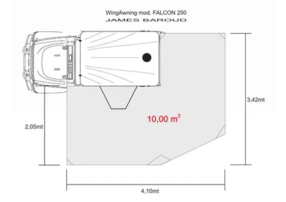 JAMES BAROUD | Falcon Awning 270° (JAM-41760300000)