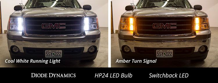 DIODE DYNAMICS | 4257 HP24 Switchback Dual-Color Turn Signal LED Bulbs