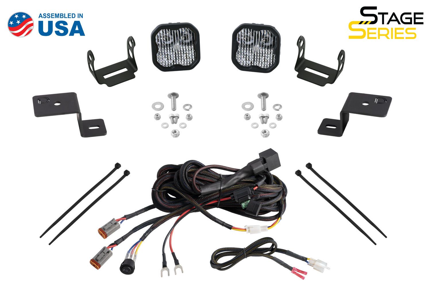 DIODE DYNAMICS | Ford F-150 Lightning 2022-2025 Stage Series Backlit Ditch Light Kit