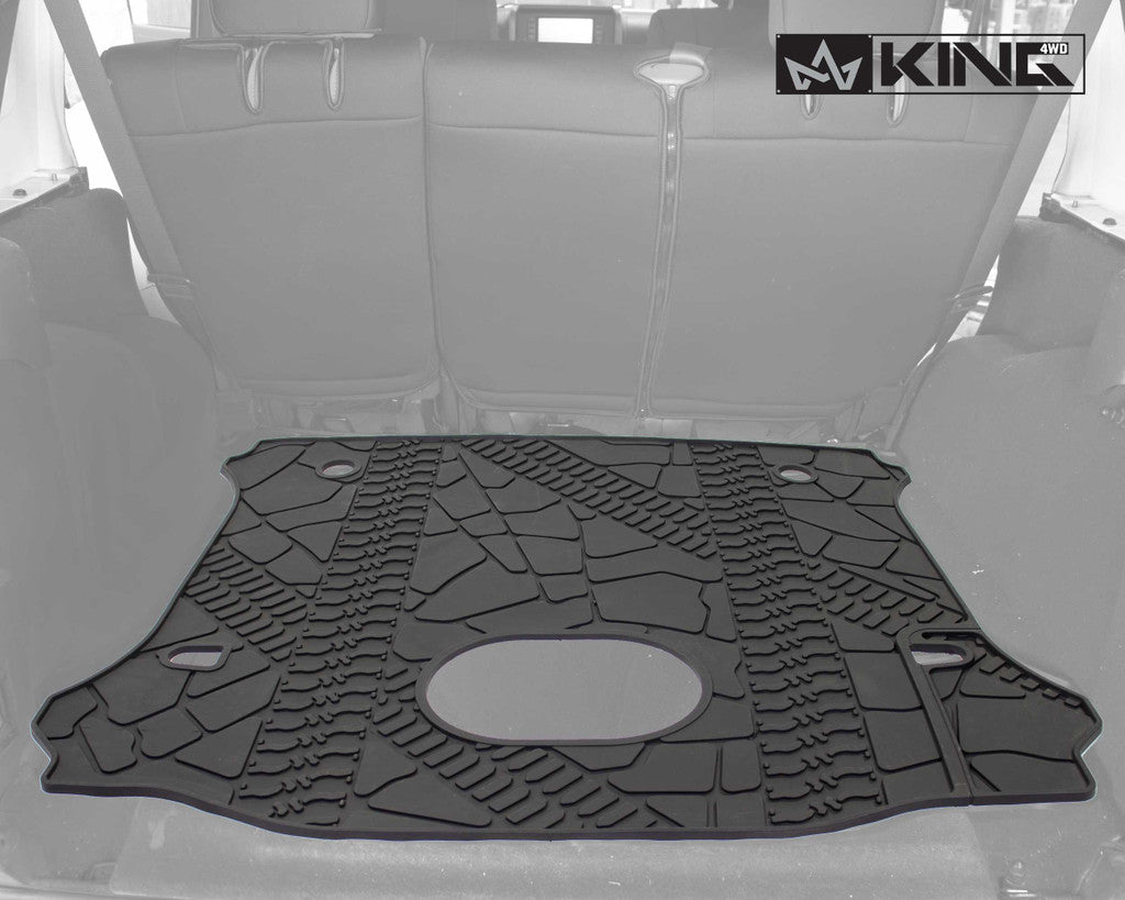 KING 4WD | Jeep Wrangler Unlimited JK 4 Door 2015-2018 Premium Four-Season Cargo Liner With Sub Woofer Cut Out (28020501)