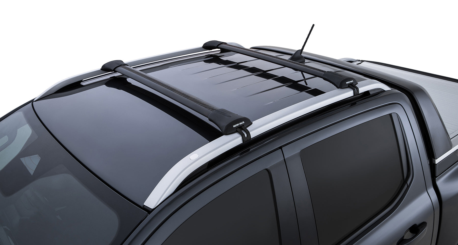 RHINO RACK | Vortex StealthBar Black 2 Bar Roof Rack (JA7971)