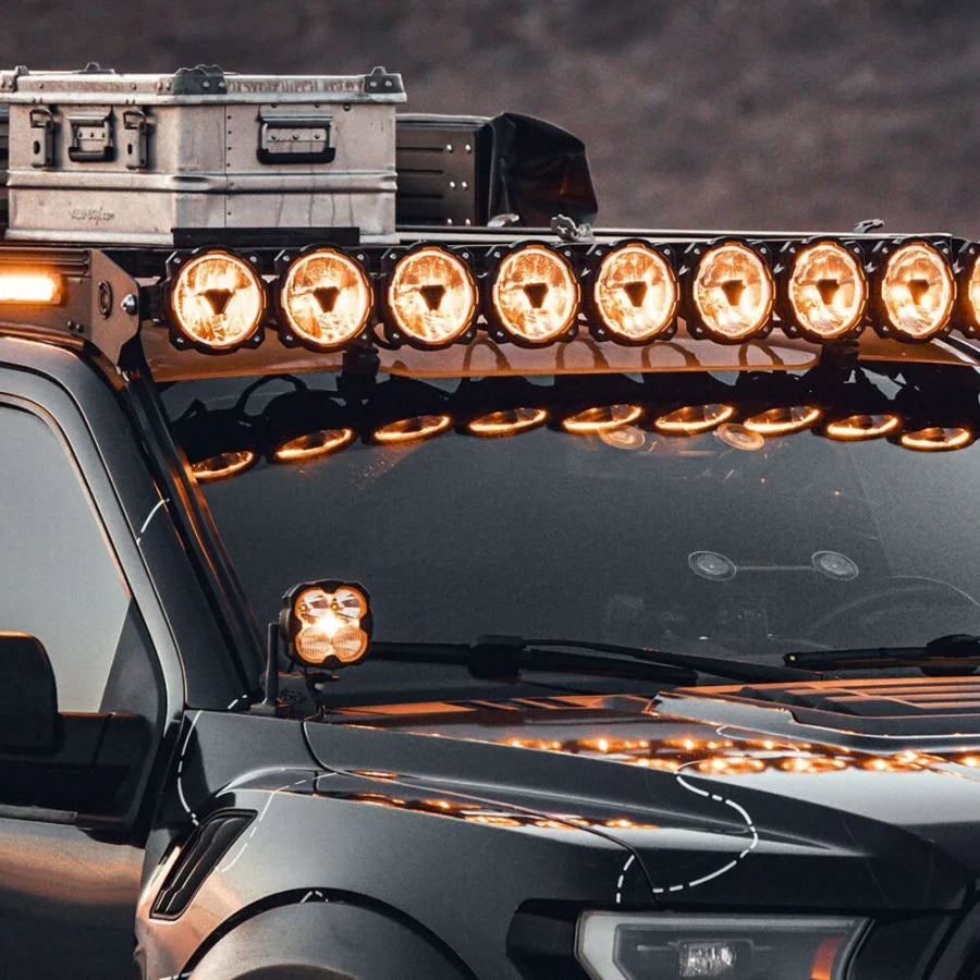 KC HILITES | Platform One Roof Rack with 360° Lighting - Ford F150/Raptor 2015-2026 (AK-92302)