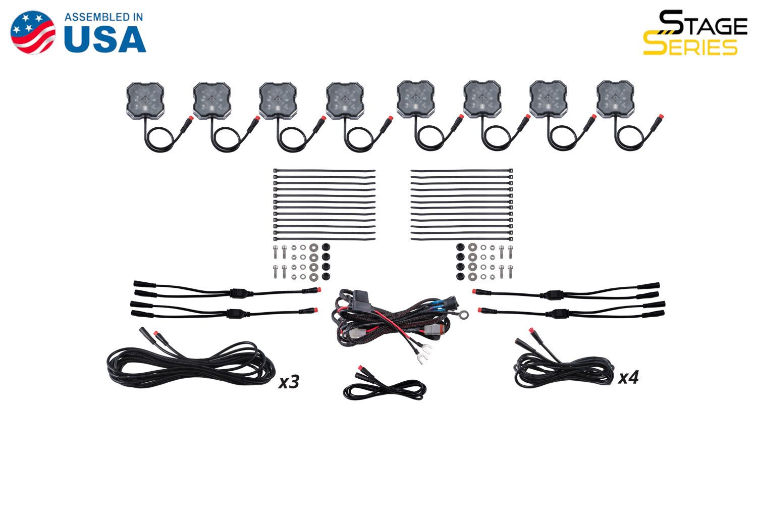 DIODE DYNAMICS | Tacoma 4th Gen 2024-2025 Stage Series LED Rock Light Kit