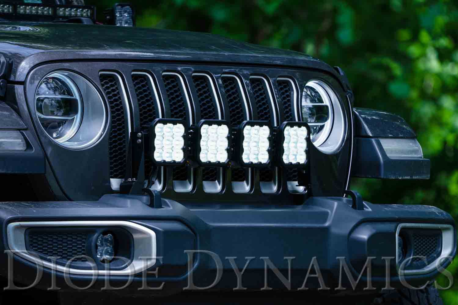 DIODE DYNAMICS | Jeep Gladiator 2020-2024 SS5 Grille CrossLink Lightbar Kit