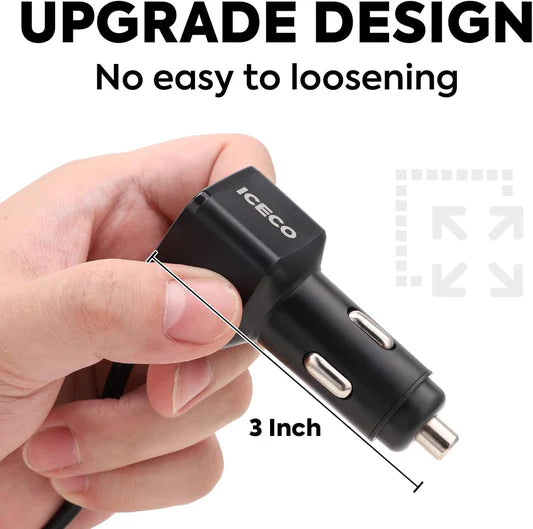 ICECO | 12 Volt Male Cigarette Lighter Plug for ICECO APL20/APL35 Freezer