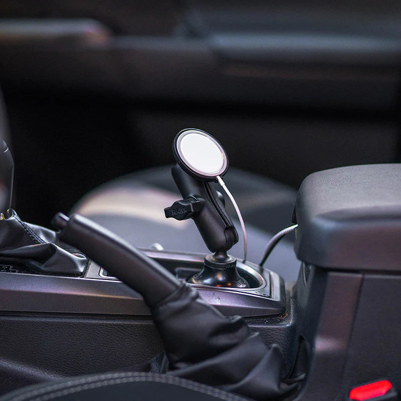 RAM MOUNTS | RAM Stubby Cup Holder Mount for Apple 15W MagSafe