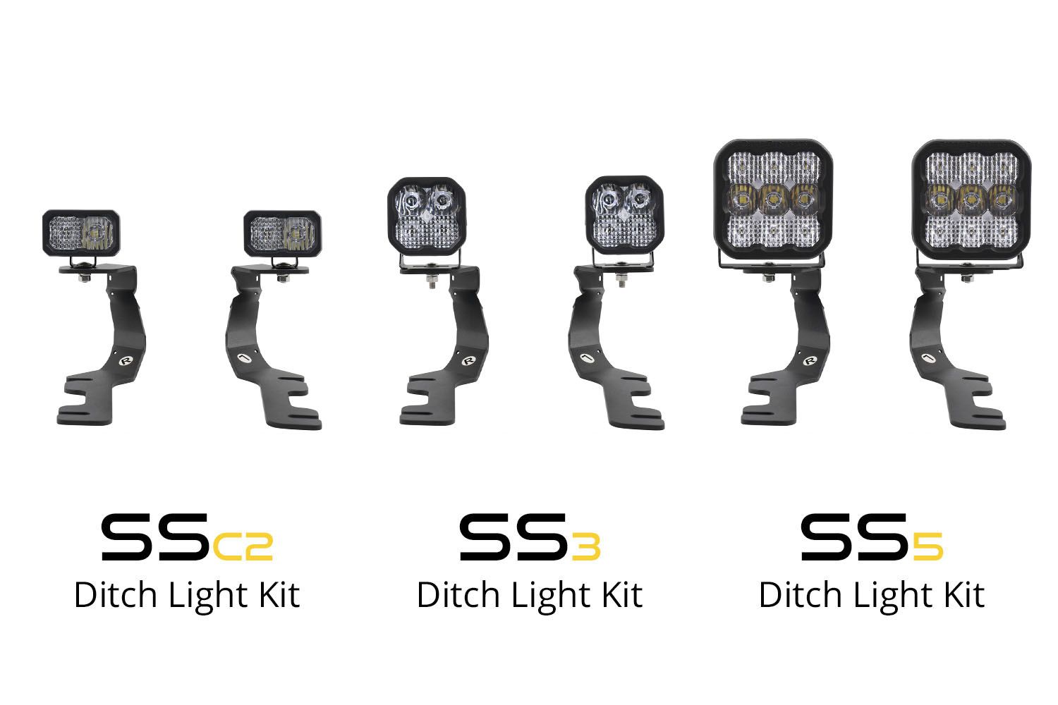 DIODE DYNAMICS | Ram 1500 2019-2024 Stage Series Backlit Ditch Light Kit