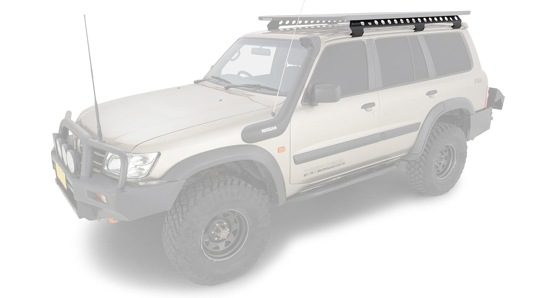 RHINO RACK | Rhino-Rack Backbone Mounting System - Long Guttermount Backbone (Curved Gutters) (RGMB2)