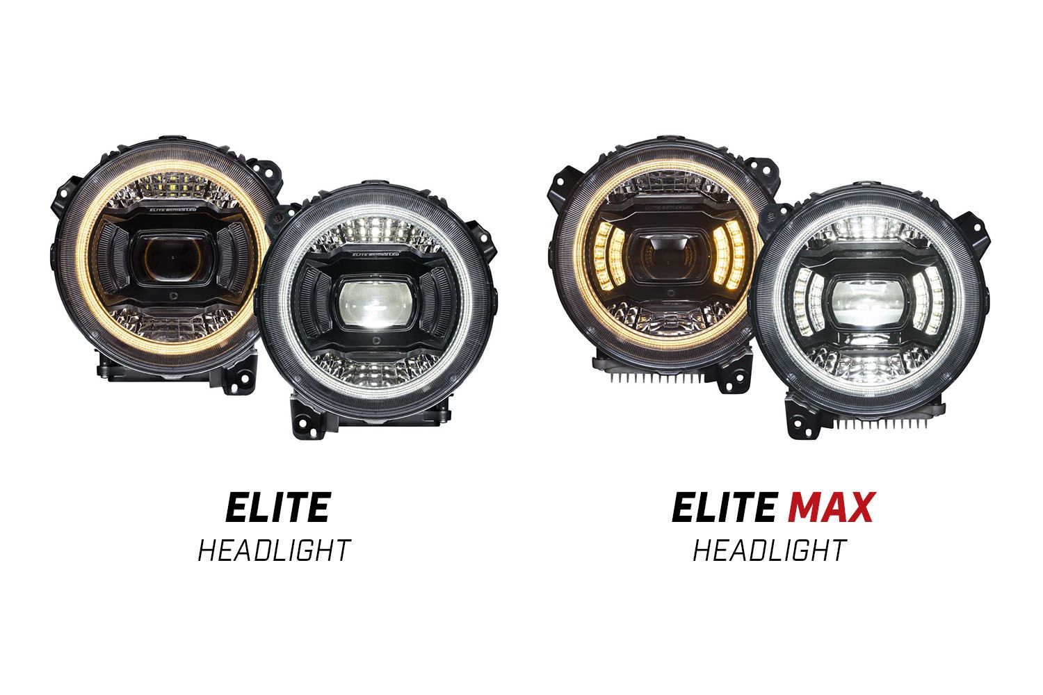 DIODE DYNAMICS | Jeep JL Wrangler 2018-2025 Elite LED Headlights