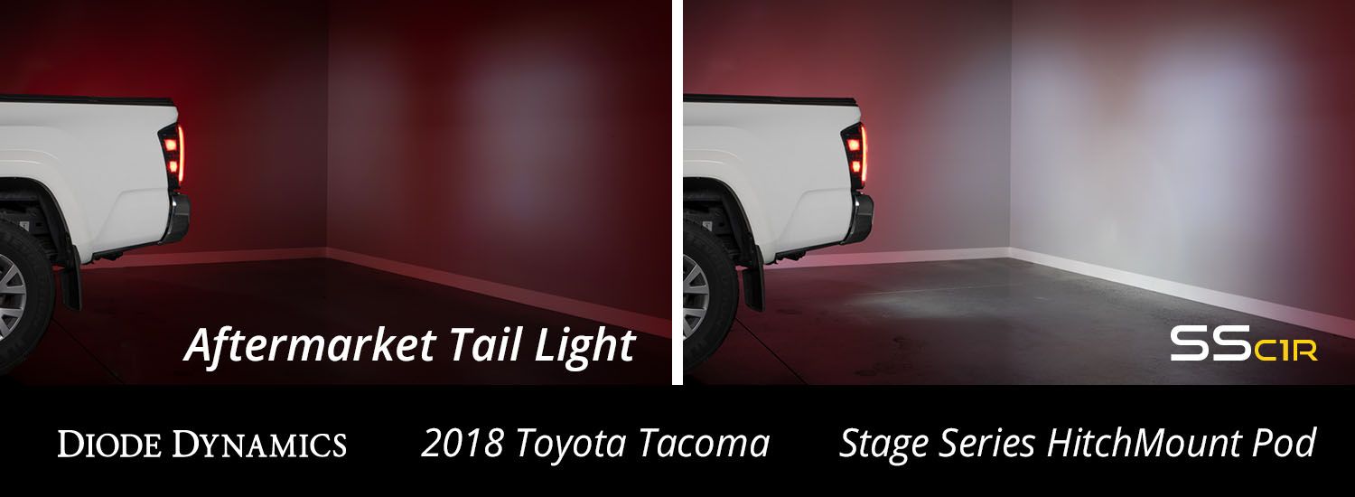 DIODE DYNAMICS | Tacoma 3rd Gen 2016-2023 HitchMount LED Pod Reverse Kit