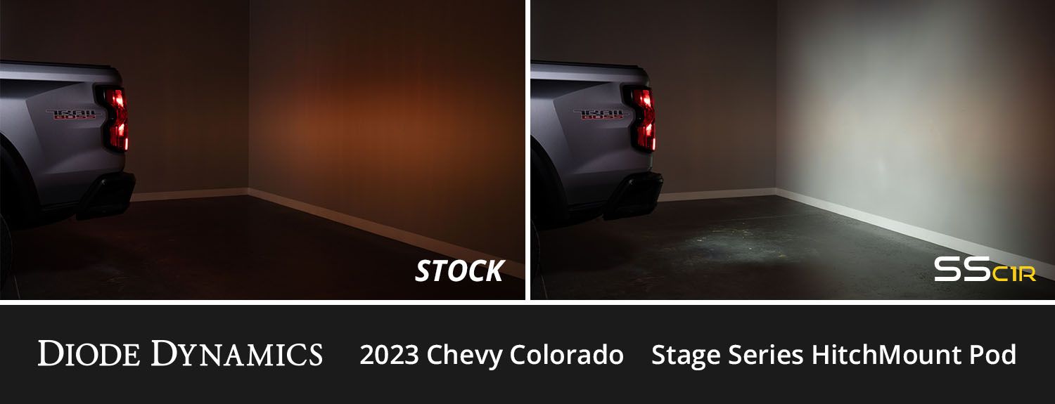 DIODE DYNAMICS | Chevrolet Colorado 2023-2025 HitchMount LED Pod Reverse Kit