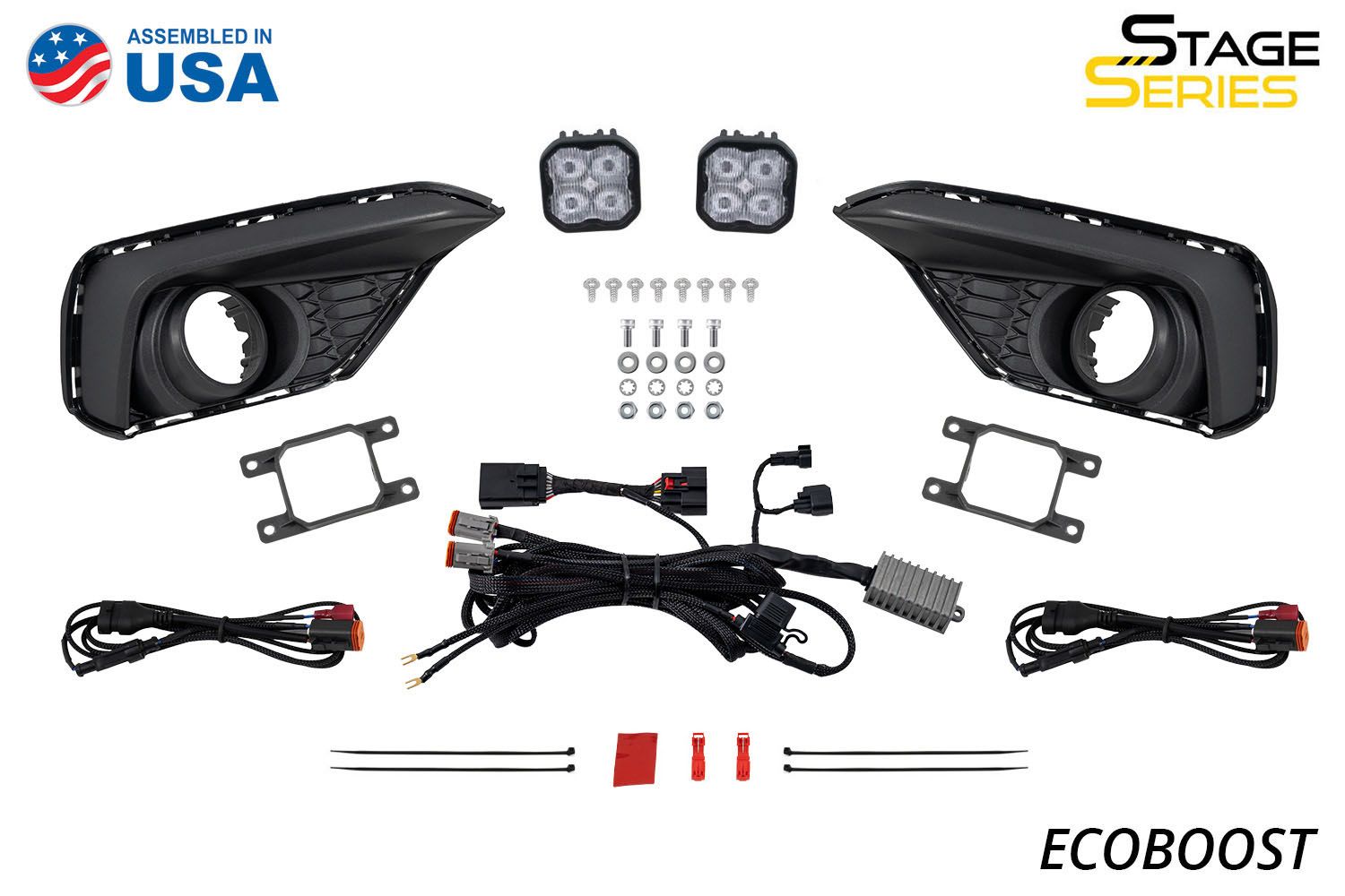 DIODE DYNAMICS | Ford Mustang 2024-2025 SS3 Add-On Fog Lamp Kit