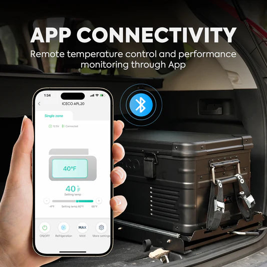 ICECO | 21QT APL20 Black Light Duty Aluminum Freezer Single Zone