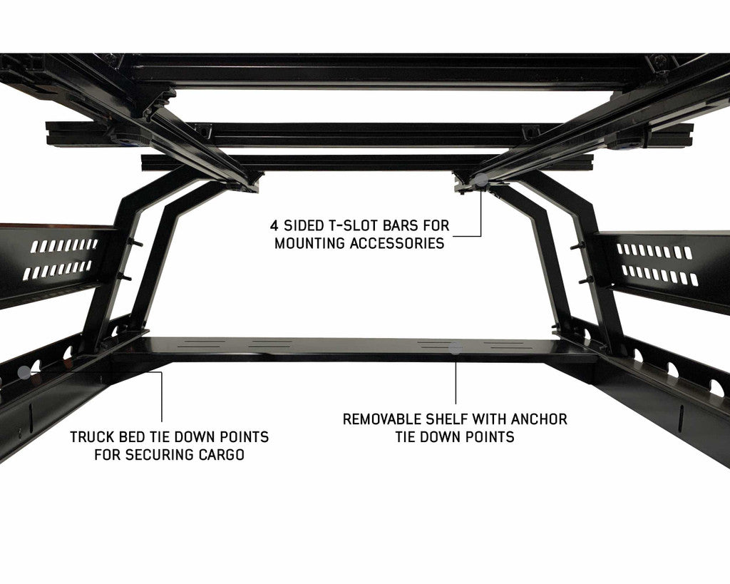 OVERLAND VEHICLE SYSTEMS | Discovery Rack Mid Size Truck Short Bed Application (22030101)