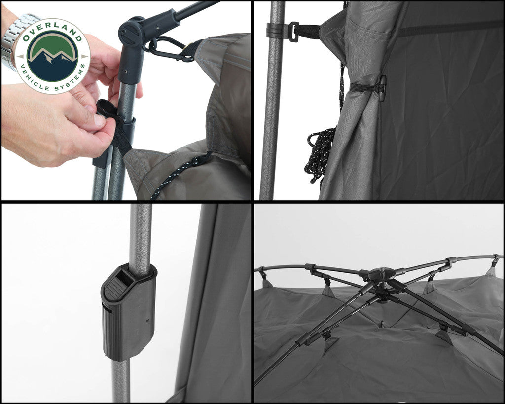 OVERLAND VEHICLE SYSTEMS | Wild Land Portable Privacy Room with Shower, Retractable Floor & Amenity Pouches (26019910)