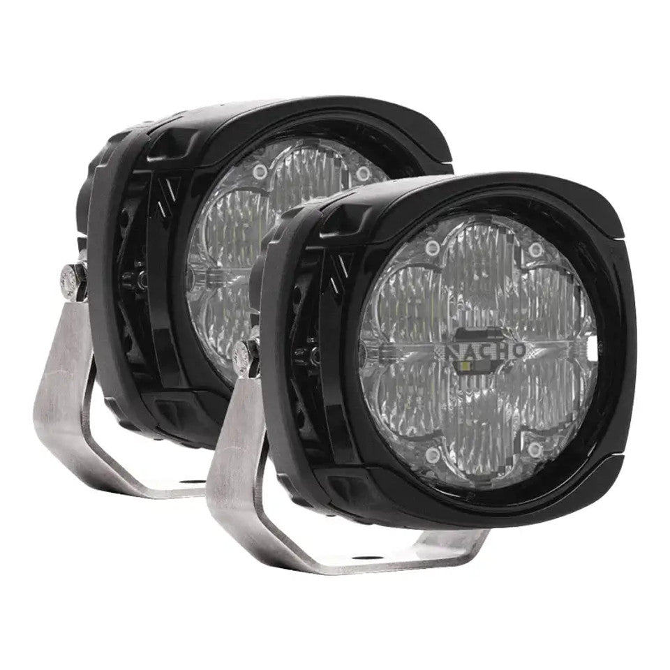 ARB 4X4 | Nacho Quatro LED Auxiliary Light Flood Set (PM451)