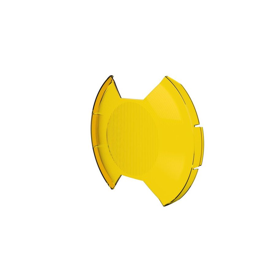 KC HILITES | SlimLite 8" LED - Light Shield - SAE Driving - Selective Yellow (5210)