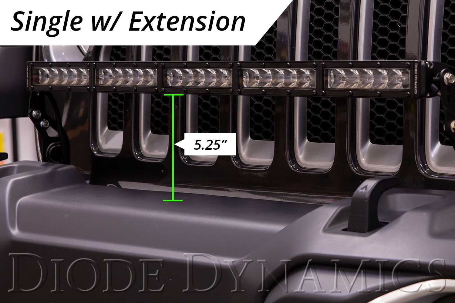 DIODE DYNAMICS | Jeep JL Wrangler 2018-2024 Bumper LED Lightbar Kit