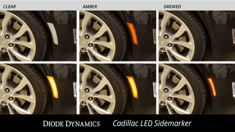DIODE DYNAMICS | LED Sidemarkers for 2015-2019 Cadillac ATS (non V) (Pair)