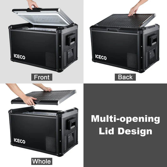 ICECO | 47.5QT VL45ProS Single Zone Portable Fridge Freezer with Slide Mount