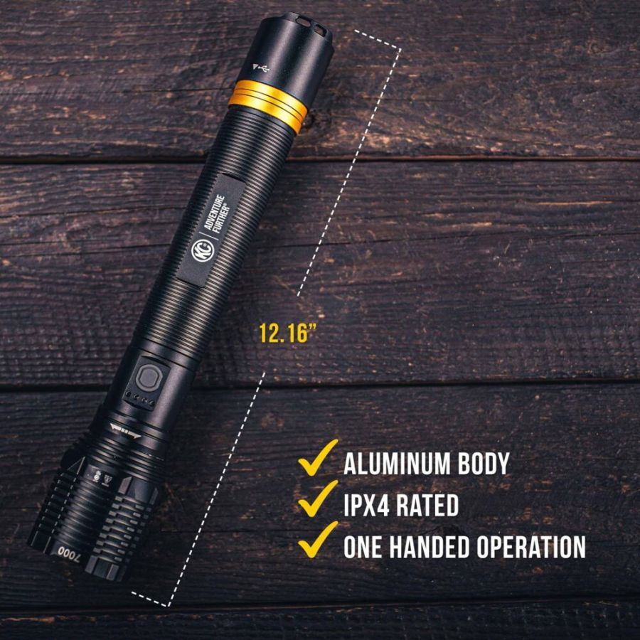 KC HILITES | FLX 7K Rechargeable Flashlight (9966)