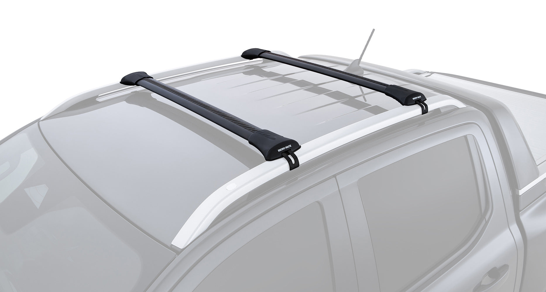 RHINO RACK | Vortex StealthBar Black 2 Bar Roof Rack (JA7971)