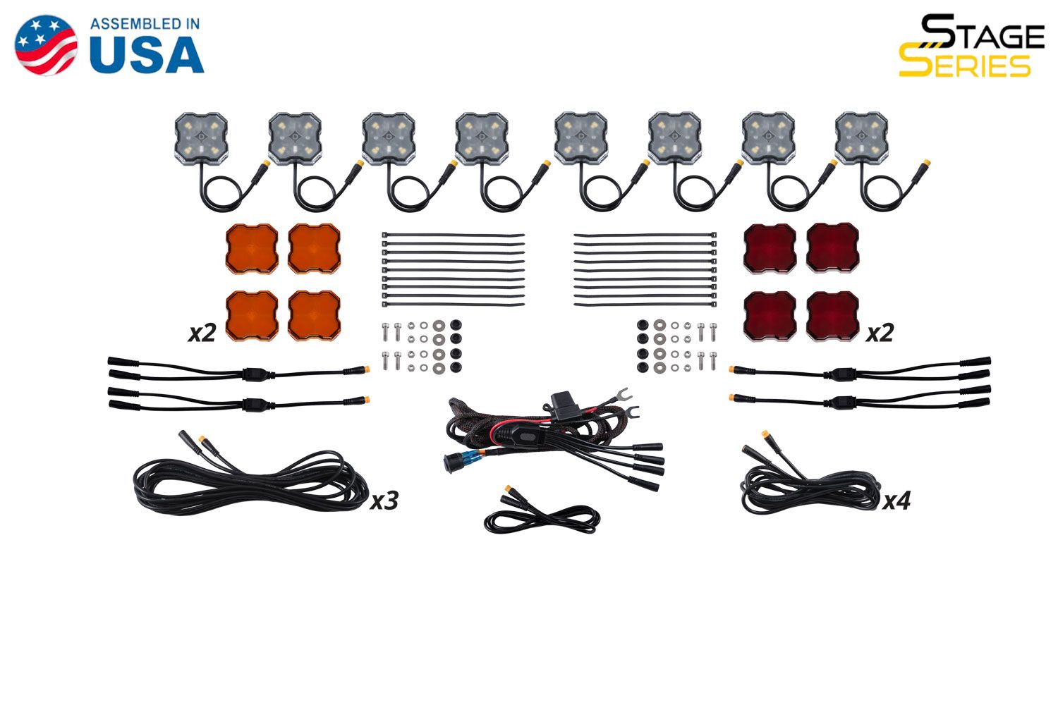 DIODE DYNAMICS | Tacoma 4th Gen 2024-2025 Stage Series LED Rock Light Kit