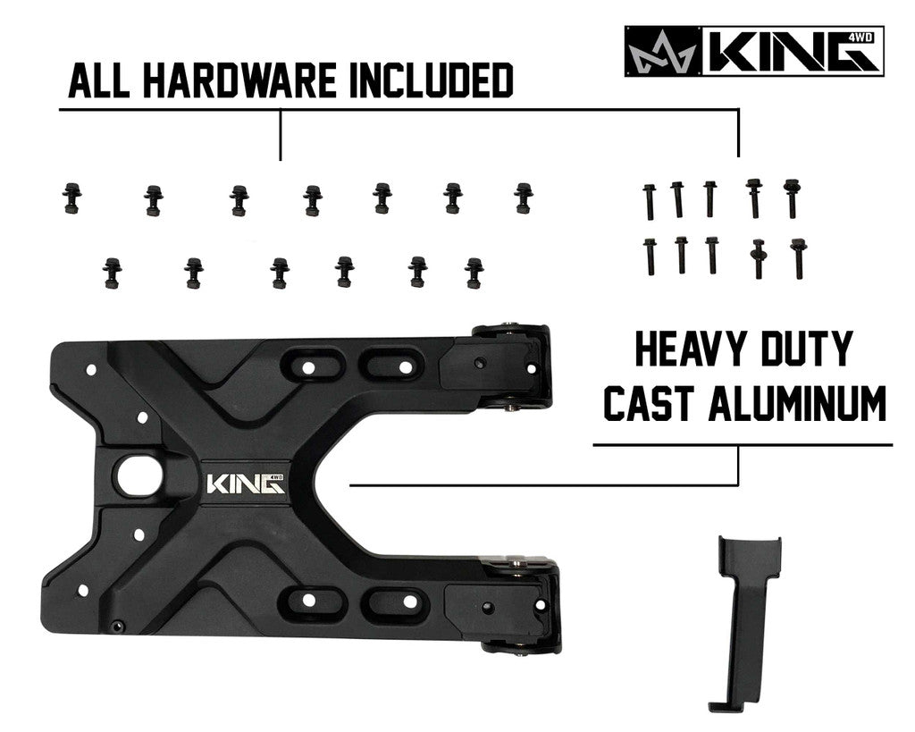 KING 4WD | Jeep Wrangler JK 2007-2018  RTG Heavy Duty Tire Carrier (17050101)