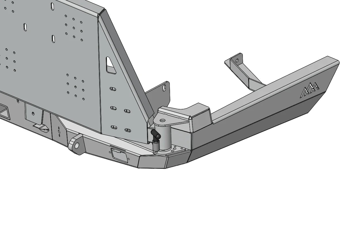 BACKWOODS | Tacoma 3rd Gen 2016-2023 Hi-Lite High Clearance Dual Swing Out Rear Bumper (BWTY3T-203ZZVVB)