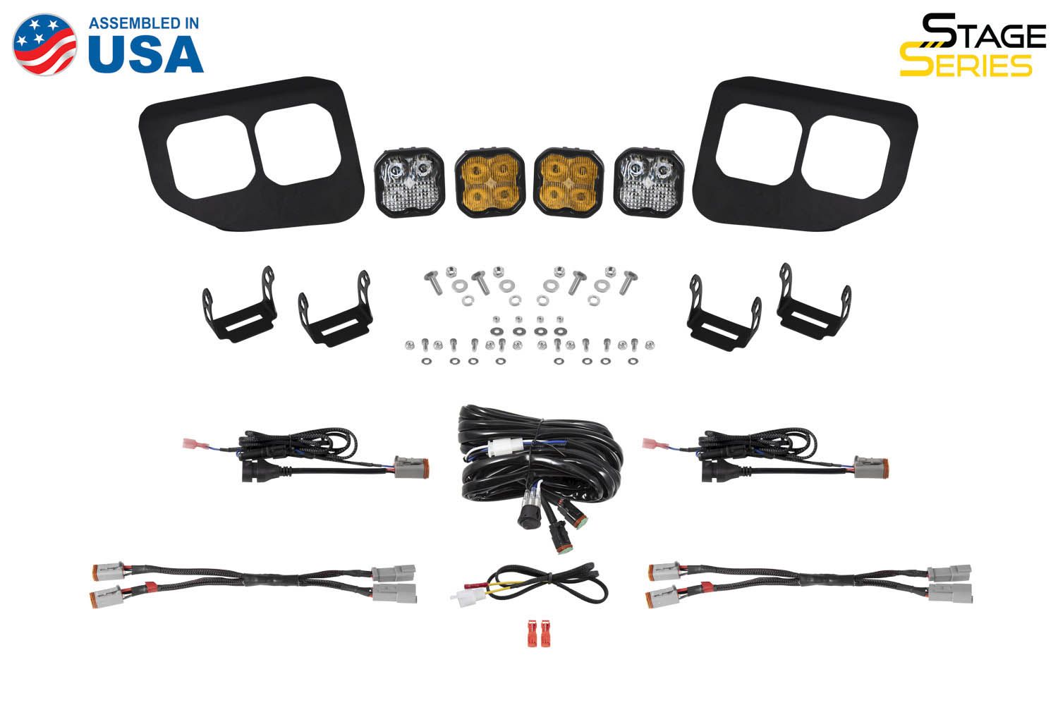 DIODE DYNAMICS | Ford Super Duty 2020-2022 Stage Series Fog Pocket Kit