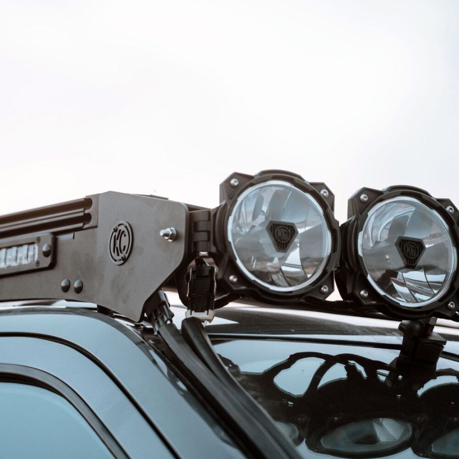KC HILITES | Platform One Roof Rack with 360° Lighting - Ford Super Duty (2017-2025) (AK-92309)