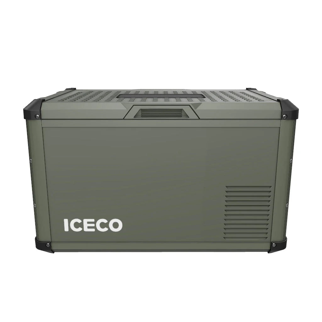 ICECO | 37QT VL35ProS Olive 12V Metal Single Zone Fridge Freezer