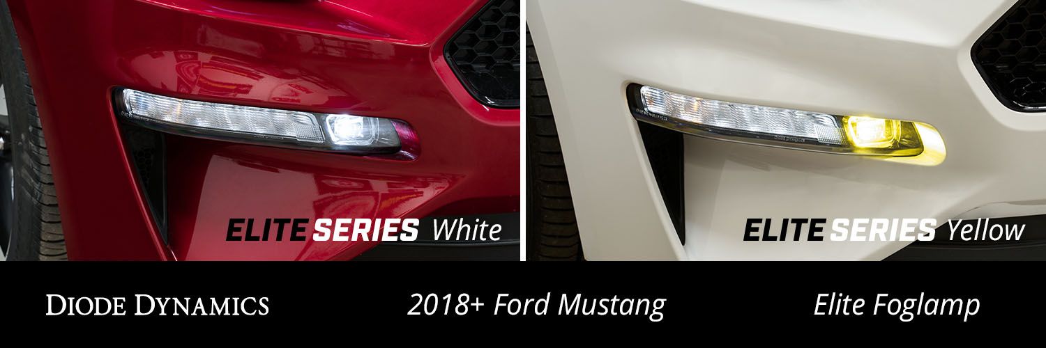 DIODE DYNAMICS | Elite Series Combination Fog Lamp for 2018-2023 Ford Mustang (USDM) (Pair)