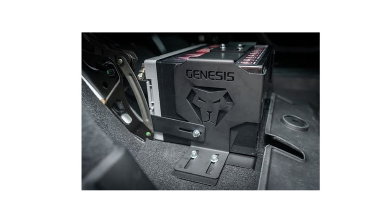 GENESIS OFFROAD | Jeep Wrangler 2020-Current Dual Battery Kit Under Seat (222-JLDG3-UNDERSEAT)